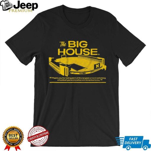 Michigan Football The Big House Stadium Shirt