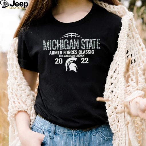 Michigan State Spartans 2022 Armed Forces Classic T Shirt