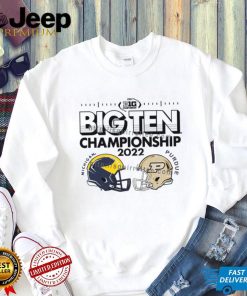 Michigan Wolverines Head to Head 2022 Big Ten Championship Game Shirt