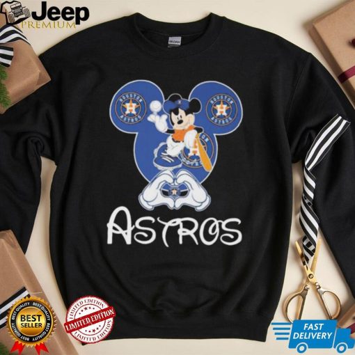 Mickey Mouse Disney Houston Astros Heart 2022 Shirt