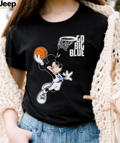 Mickey Mouse Kentucky Wildcats Dunk Go Big Blue Shirt