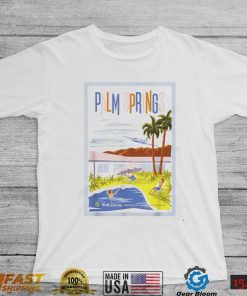 Mickey Mouse One Walts Plane Travel Poster Palm Springs T Shirt
