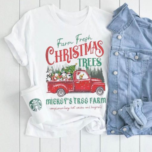 Mickey tree farm Christmas Christmas mickey and friends shirt