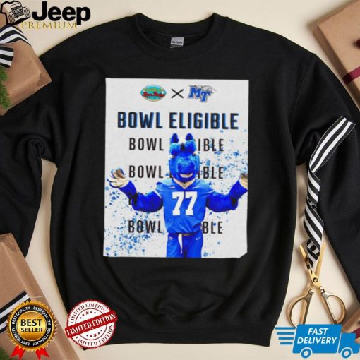 Middle Tennessee Blue Raiders X Boca Raton Bowl Bowl Eligible 2022 shirt