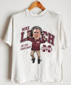 Mike Leach coach of Mississippi State Bulldogs caricature hail State Clanga Clanga shirt