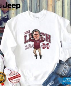 Mike leach caricature mississippI state university collection t shirt