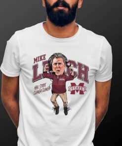 Mike leach caricature mississippI state university collection t shirt