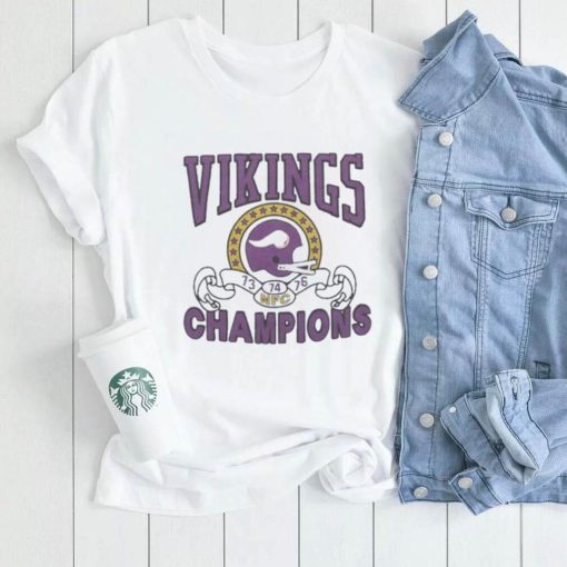 Minnesota Vikings 3 Time NFC Champions shirt