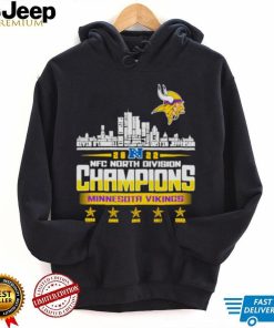 2022 NFC North division champions Minnesota Vikings skyline T