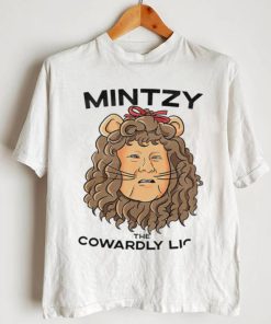 Mintzy the Cowardly Lion face shirt