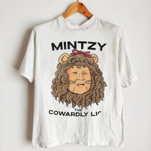 Mintzy the Cowardly Lion face shirt