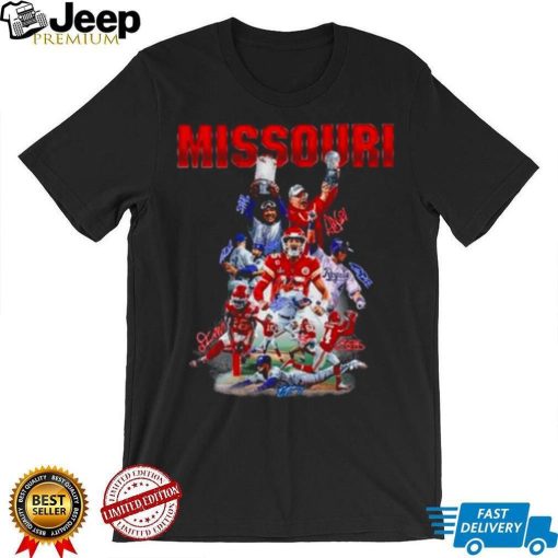 Missouri Sports Team signatures 2022 Shirt