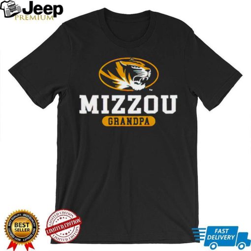 Mizzou grandpa oval tiger head shirt