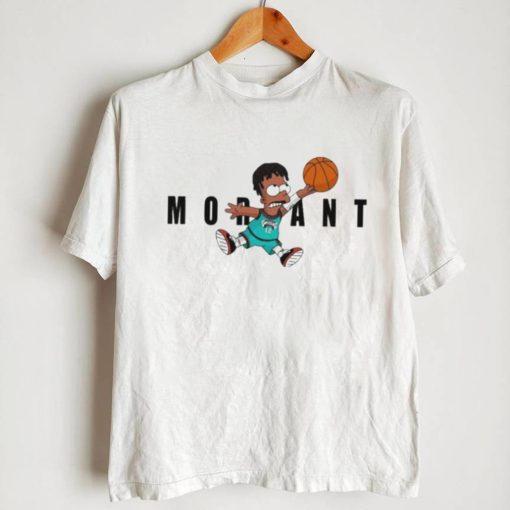 Morant The Simpsons Memphis Grizzlies Ja Morant White Shirt