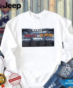 Mötley Crüe Def Leppard The World Tour 2023 Shirt