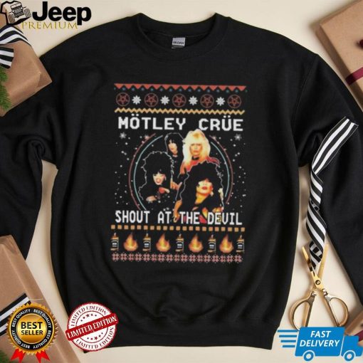 Motley Crue Shout At The Devil Ugly Christmas 2022 Sweater