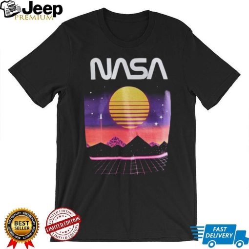 NASA Electro Landscape Vintage Nasa T Shirt