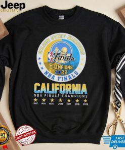 NBA Finals 2022 Golden State Warriors California Champions Signatures Shirt