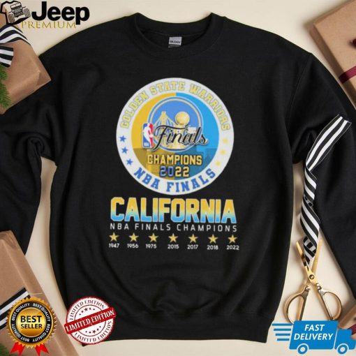 NBA Finals 2022 Golden State Warriors California Champions Signatures Shirt