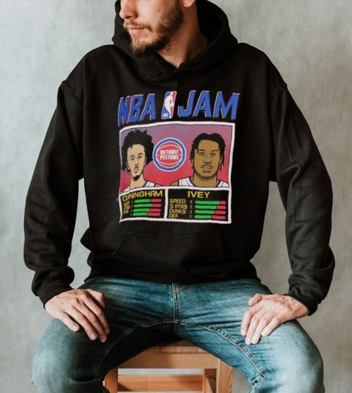 NBA Jam Detroit Pistons Cade Cunningham & Jaden Ivey Shirt