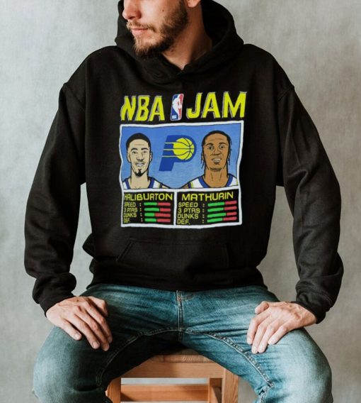 NBA Jam Indiana Pacers Tyrese Haliburton & Bennedict Mathurin Shirt