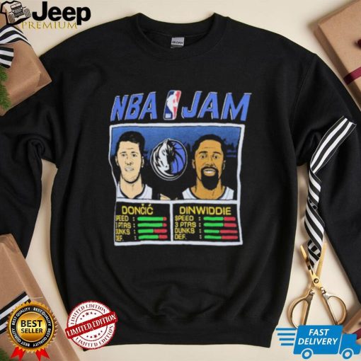 NBA Jam Luka Doncic & Spencer Dinwiddie Dallas Mavericks Shirt