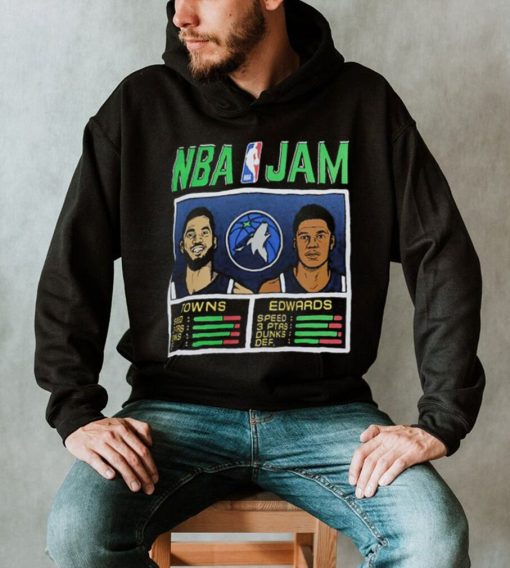 NBA Jam Minnesota Timberwolves Karl Anthony Towns & Anthony Edwards Shirt