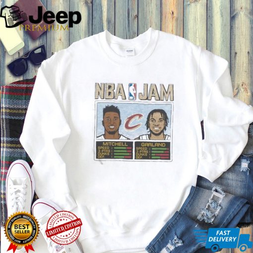 NBA Jam NBA Cleveland Cavaliers Mitchell And Garland shirt0