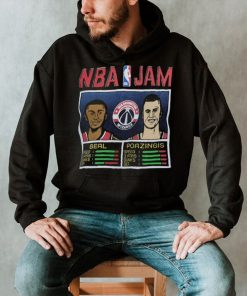 NBA Jam Washington Wizards Bradley Beal & Kristaps Porzingis Shirt