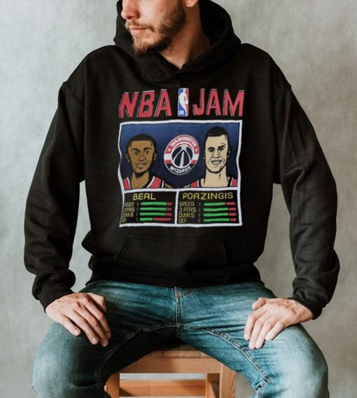 NBA Jam Washington Wizards Bradley Beal & Kristaps Porzingis Shirt