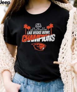 NCAA Las Vegas Bowl 2022 Champions Black Oregon State Beavers Logo Shirt