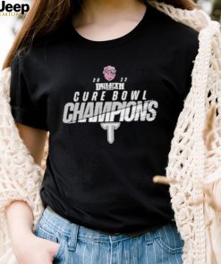 NCAA Troy Trojans Champions 2022 Cure Bowl Final Team Logo Shirt