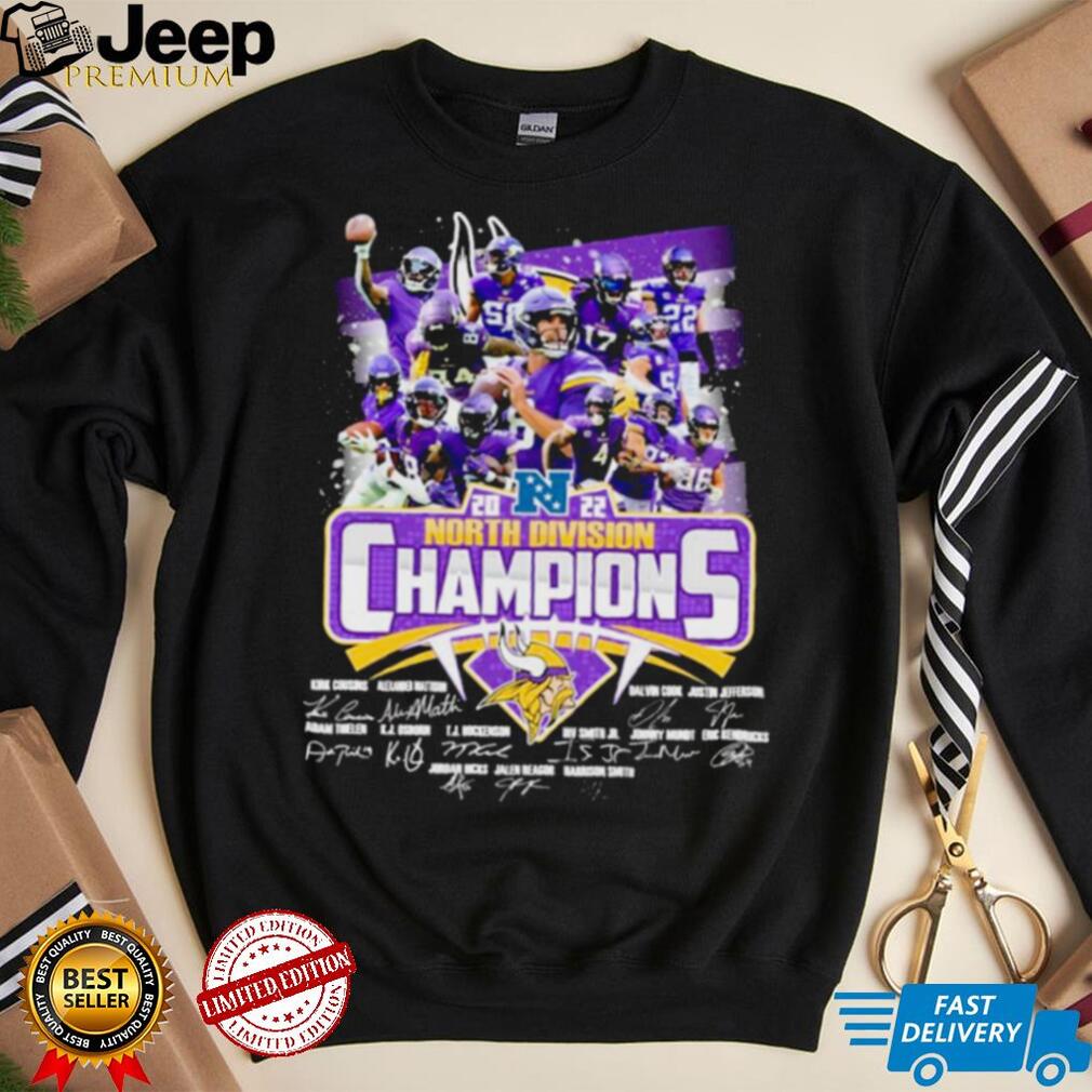 Vikings nfc north hot sale champions t shirt