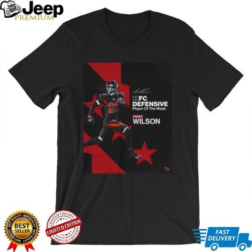 NFC defensive player of the week marco wilson signature shirt