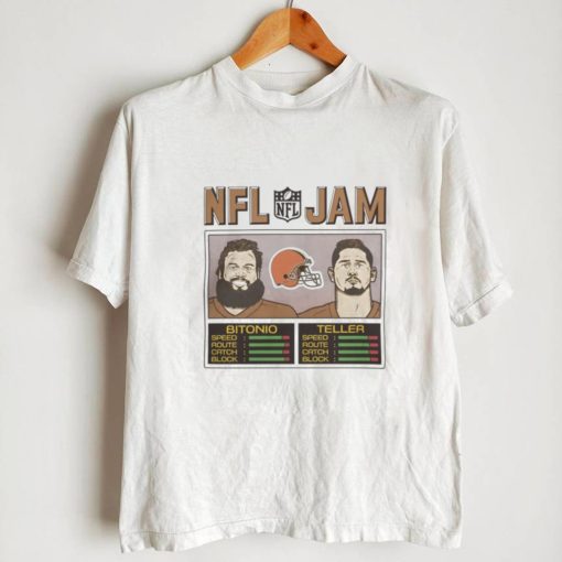 NFL Cleveland Browns Jacoby Brissett NFL Jam Browns Bitonio And Teller T Shirt