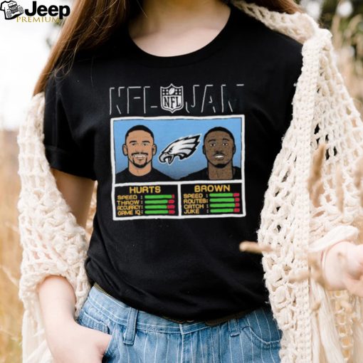 NFL Jam A.J. Brown and Jalen Hurts Philadelphia Eagles shirt