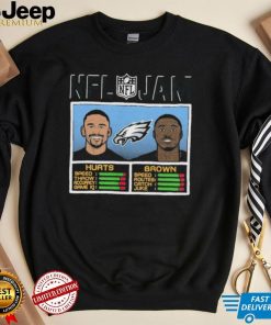 NFL Jam A.J. Brown and Jalen Hurts Philadelphia Eagles shirt