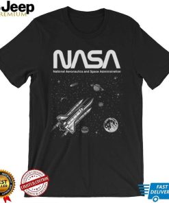 Nasa T Shirt Planets Black