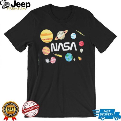 Neon Riot NASA Planets Black Vintage Nasa T Shirt