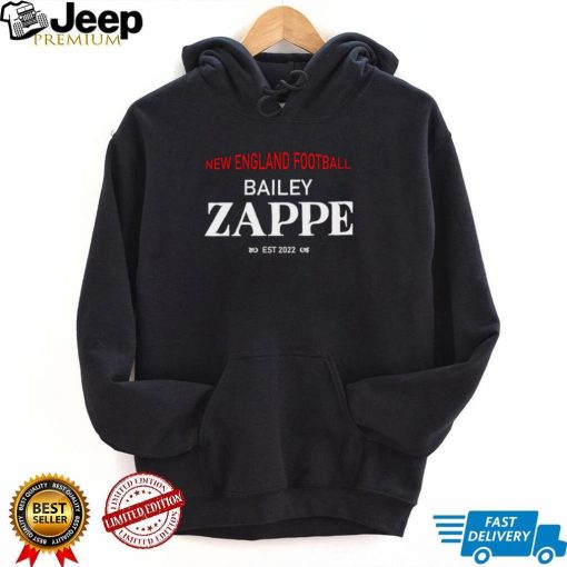 New England Football Bailey Zappe 2022 shirt