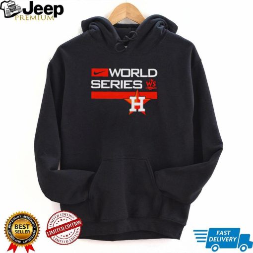 Nike Houston Astros 2022 World Series Dugout WS logo shirt