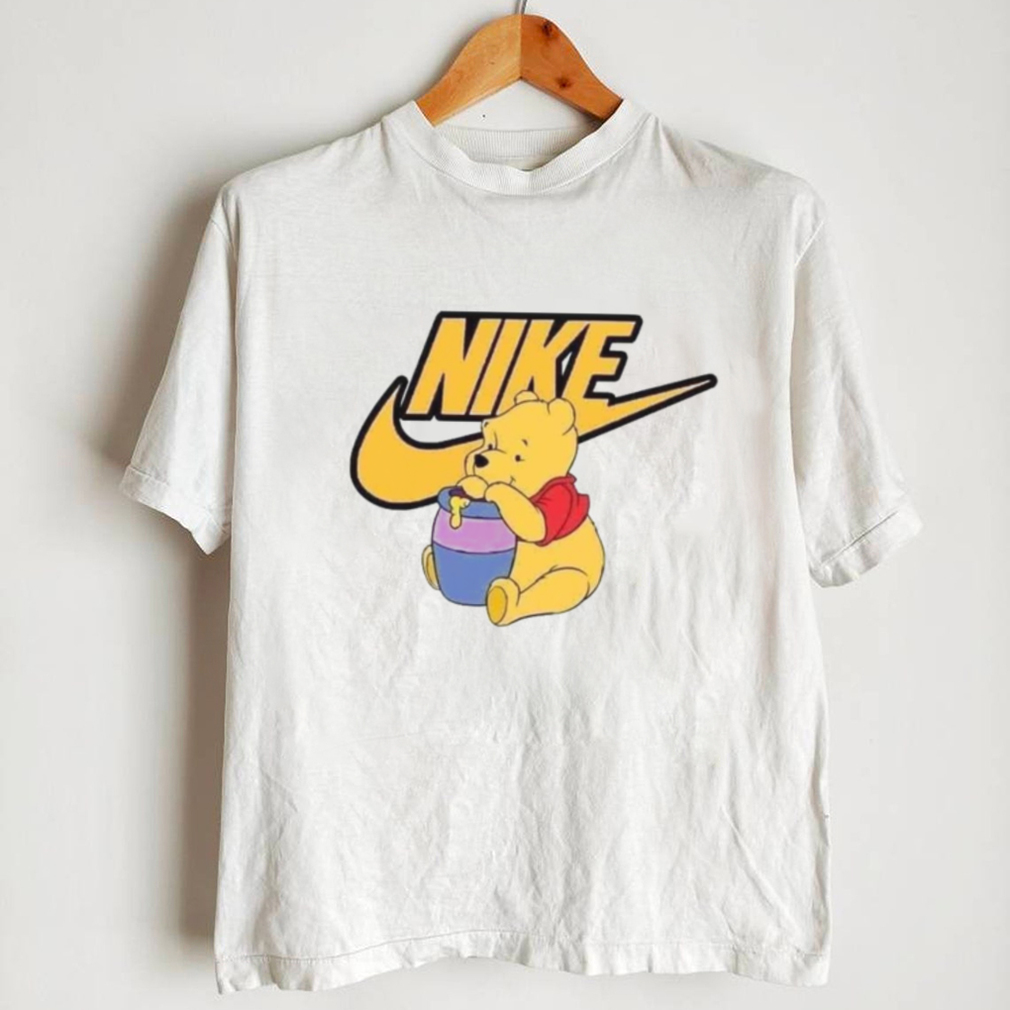 Nike Logo Mix Winnie The Pooh Disney Character Unisex Sweatshirt - teejeep