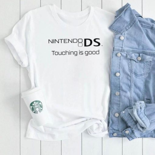 Nintendo DS touching is good retro shirt