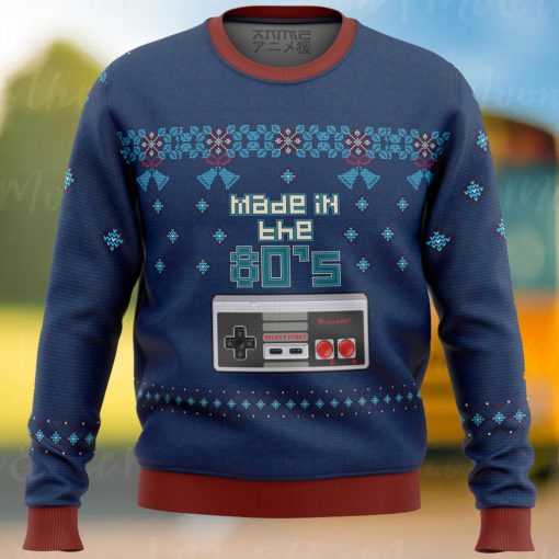 Nintendo made in the 80s Ugly Christmas Sweater