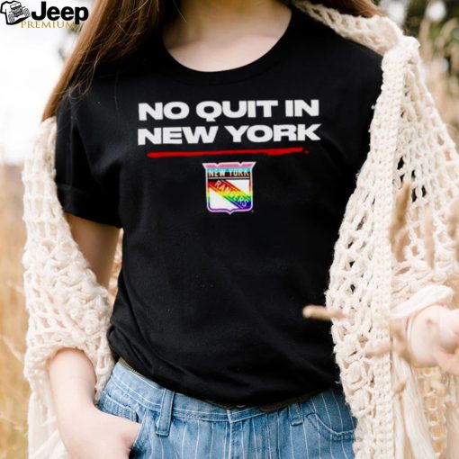 No Quit In New York Pride New York Rangers shirt