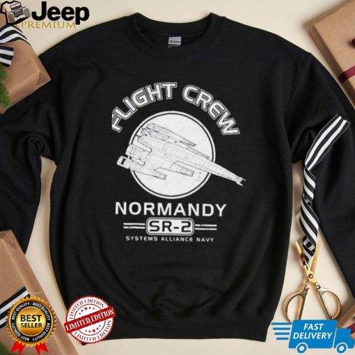 Normandy Sr2 Flight Crew System Alliance Navy Mass Effect Shirt