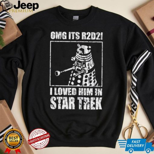 OMG it’s R2D2 I loved him in Star Trek art shirt