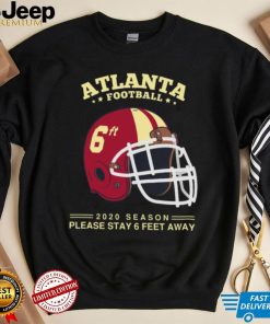 2020 NFL Atlanta Falcons Spirit Stay 6ft Away Atlanta Falcons T Shirt