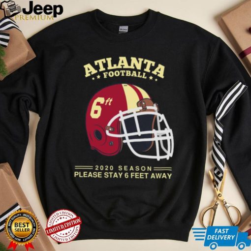 2020 NFL Atlanta Falcons Spirit Stay 6ft Away Atlanta Falcons T Shirt