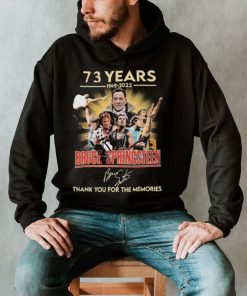 Official Bruce Springsteen 73 Years 1949 2022 Thank You For The Memories Signatures Shirt